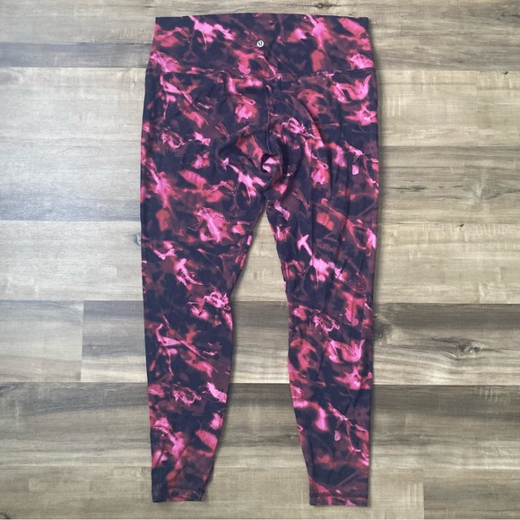 [Lululemon] Align HR Pant 28" Intensity Pink Blossom Multi 16 - Picture 4 of 9